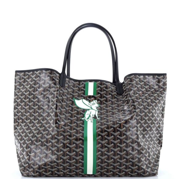 Goyard Saint Louis Tote Printed Coated Canvas GM Brown - Picture 1 of 8